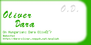 oliver dara business card